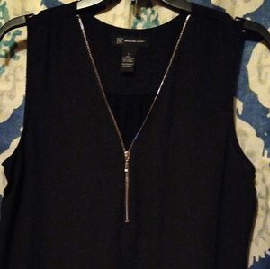 Inc women's black dress shirt